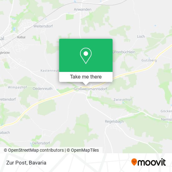 Zur Post map