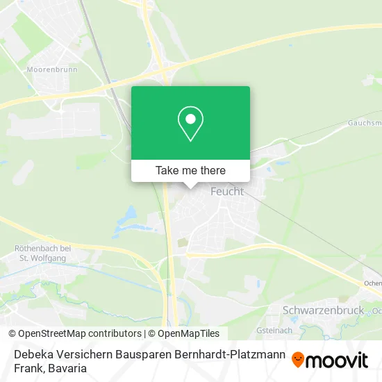 Карта Debeka Versichern Bausparen Bernhardt-Platzmann Frank