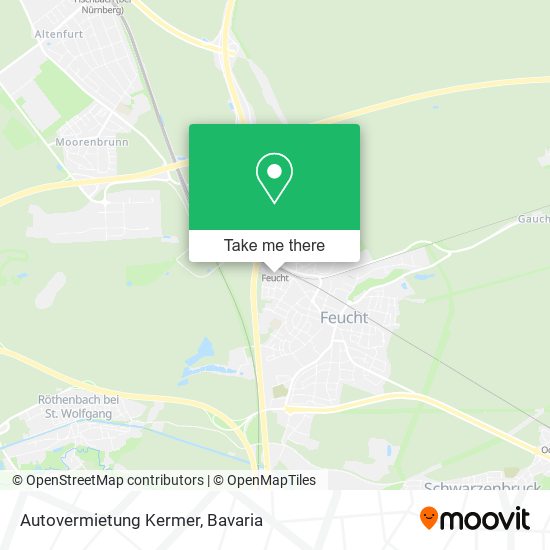 Autovermietung Kermer map