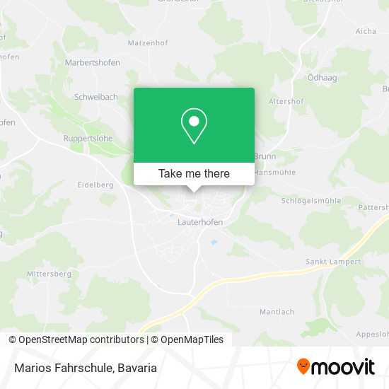 Marios Fahrschule map