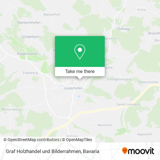 Graf Holzhandel und Bilderrahmen map