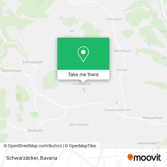 Карта Schwarzäcker