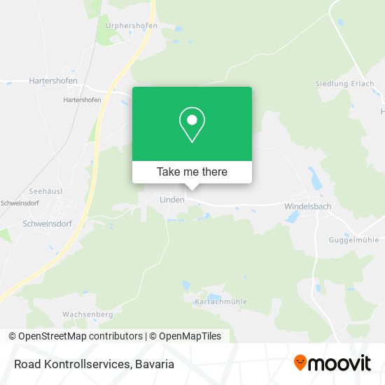 Road Kontrollservices map