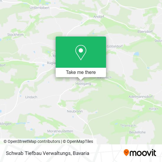 Schwab Tiefbau Verwaltungs map