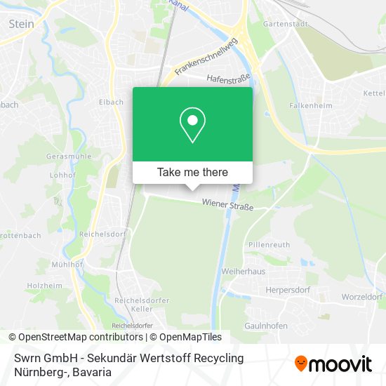 Карта Swrn GmbH - Sekundär Wertstoff Recycling Nürnberg-