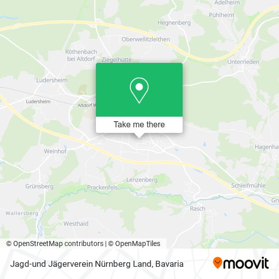 Jagd-und Jägerverein Nürnberg Land map