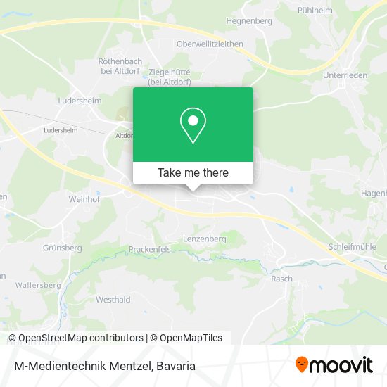 M-Medientechnik Mentzel map