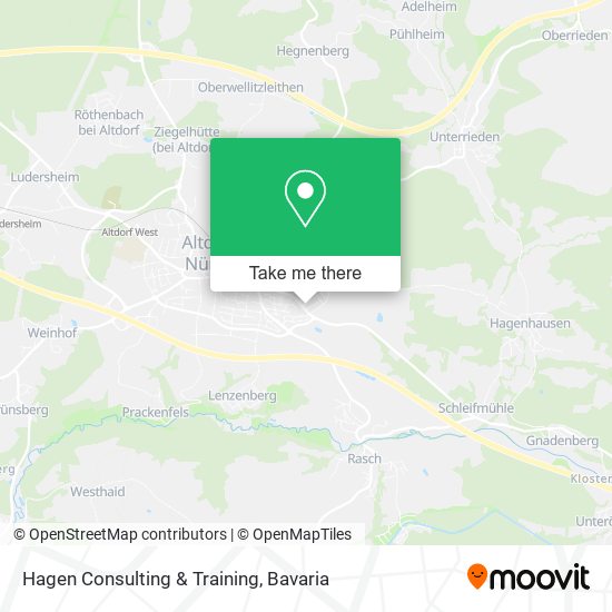 Hagen Consulting & Training map