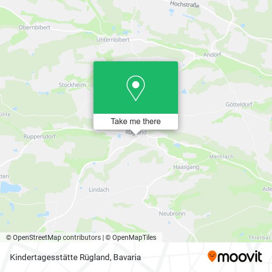 Kindertagesstätte Rügland map