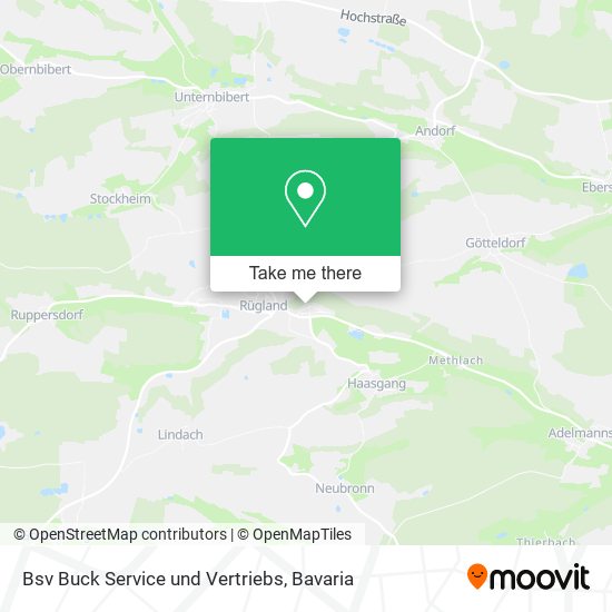 Bsv Buck Service und Vertriebs map