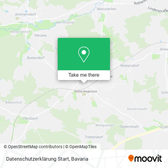 Datenschutzerklärung Start map