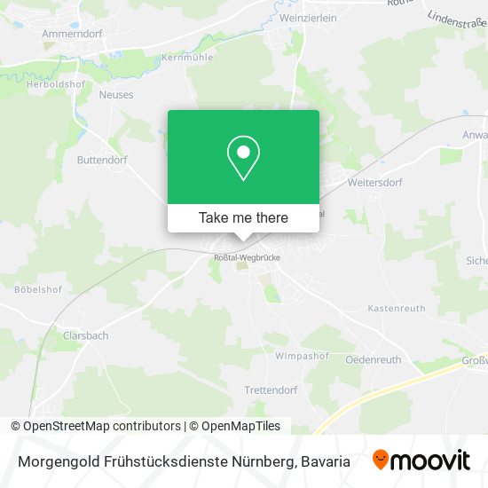 Morgengold Frühstücksdienste Nürnberg map