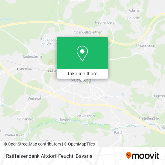 Карта Raiffeisenbank Altdorf-Feucht
