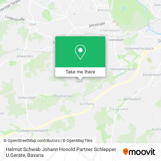 Карта Helmut Schwab Johann Honold Partner Schlepper U.Geräte