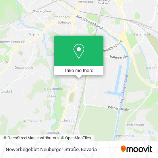 Gewerbegebiet Neuburger Straße map