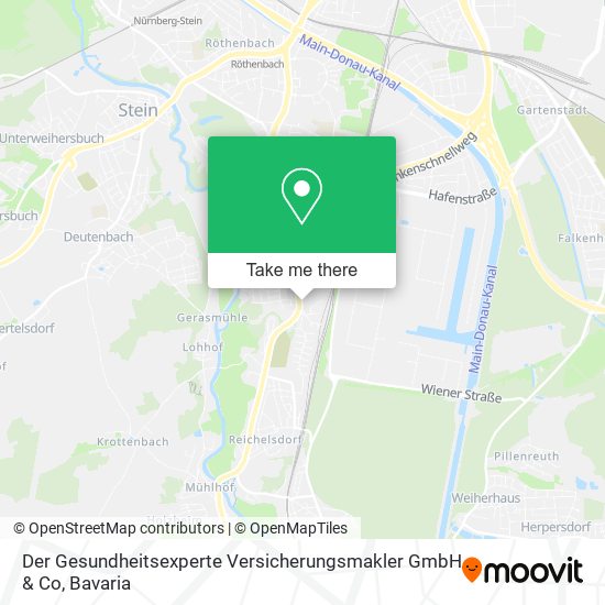 Der Gesundheitsexperte Versicherungsmakler GmbH & Co map