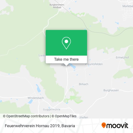 Feuerwehrverein Hornau 2019 map