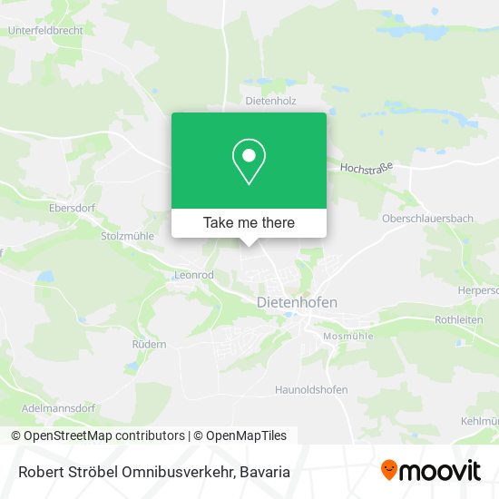 Robert Ströbel Omnibusverkehr map