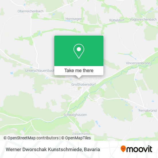 Werner Dworschak Kunstschmiede map