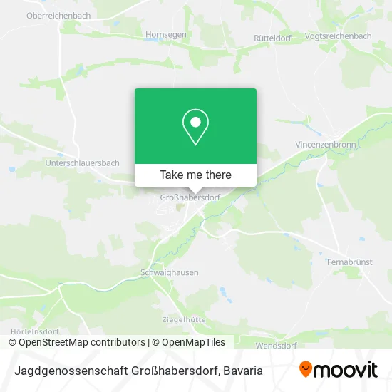 Карта Jagdgenossenschaft Großhabersdorf