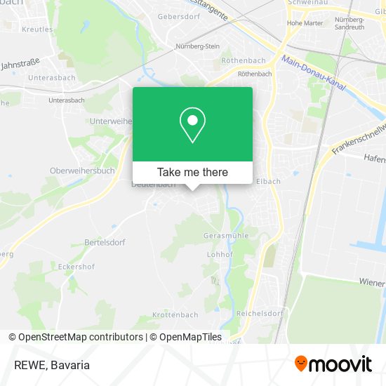 REWE map