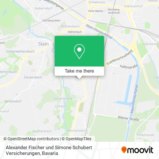 Карта Alexander Fischer und Simone Schubert Versicherungen