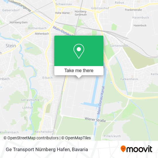 Ge Transport Nürnberg Hafen map