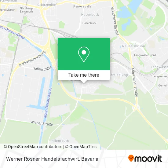 Карта Werner Rosner Handelsfachwirt