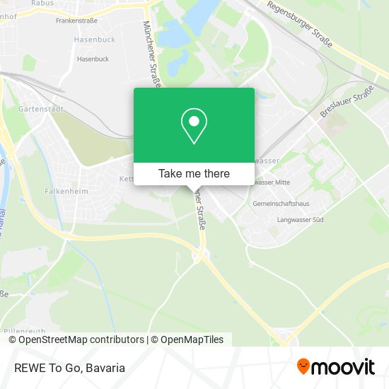 REWE To Go map