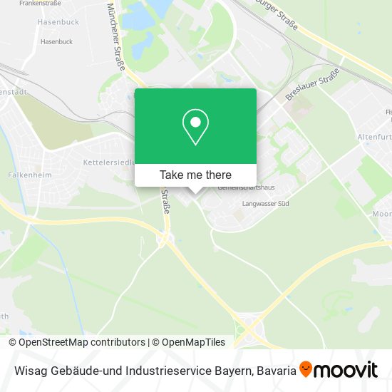Wisag Gebäude-und Industrieservice Bayern map