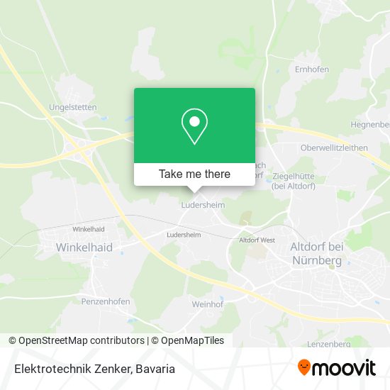 Elektrotechnik Zenker map