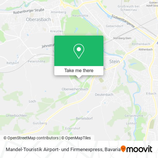 Mandel-Touristik Airport- und Firmenexpress map