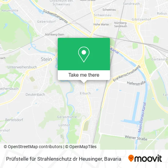 Карта Prüfstelle für Strahlenschutz dr Heusinger