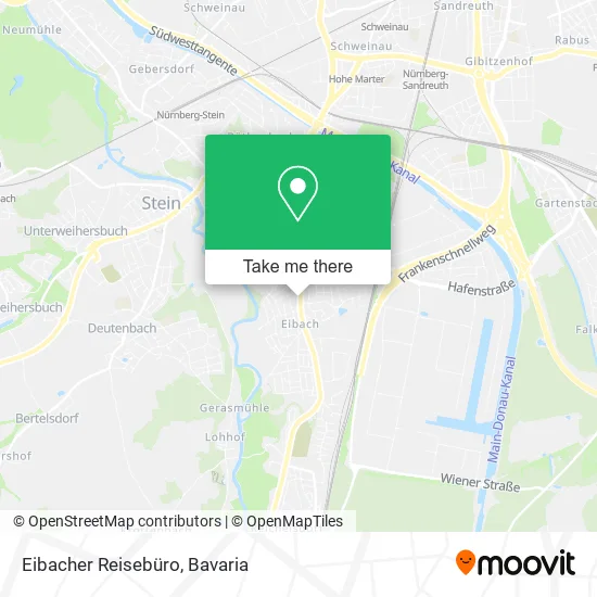 Карта Eibacher Reisebüro