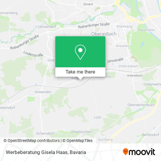 Werbeberatung Gisela Haas map