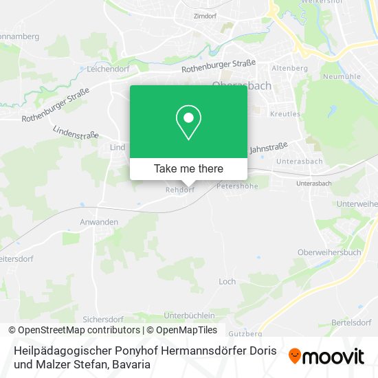 Heilpädagogischer Ponyhof Hermannsdörfer Doris und Malzer Stefan map