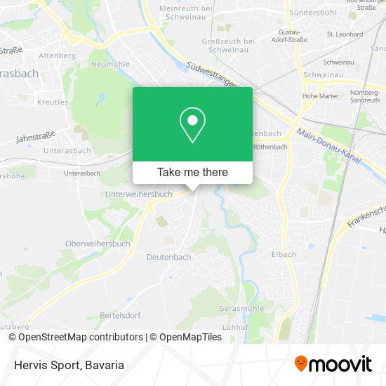 Hervis Sport map