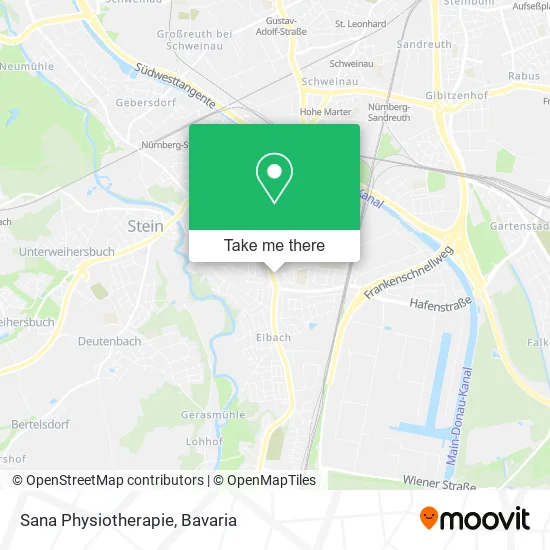 Карта Sana Physiotherapie