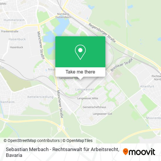 Sebastian Merbach - Rechtsanwalt für Arbeitsrecht map