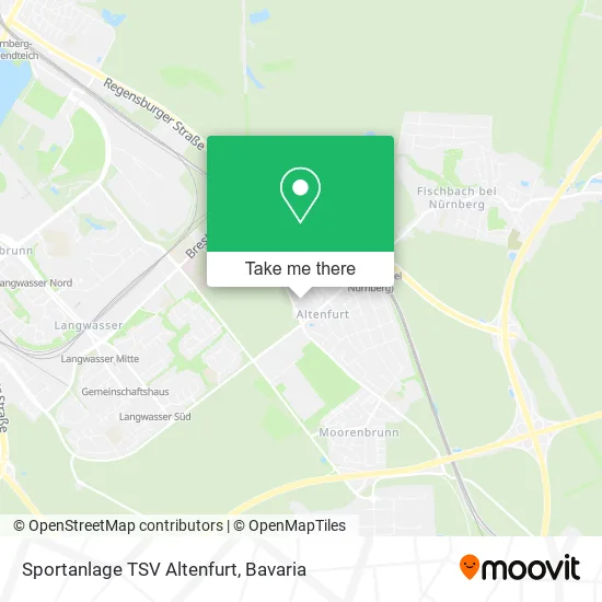 Карта Sportanlage TSV Altenfurt