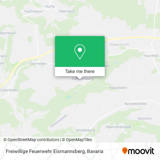 Карта Freiwillige Feuerwehr Eismannsberg