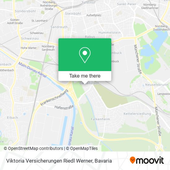 Карта Viktoria Versicherungen Riedl Werner