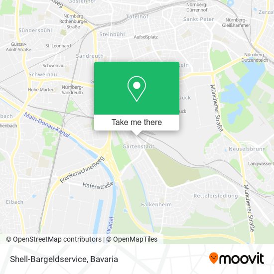 Shell-Bargeldservice map