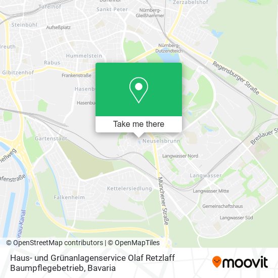 Haus- und Grünanlagenservice Olaf Retzlaff Baumpflegebetrieb map