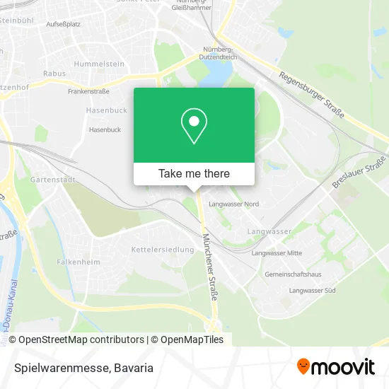 Карта Spielwarenmesse