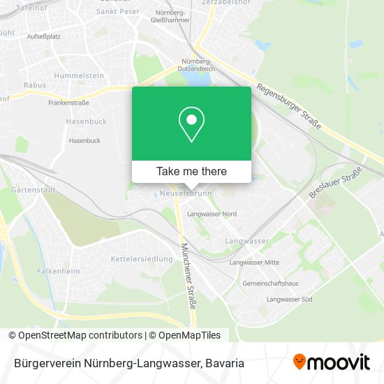 Bürgerverein Nürnberg-Langwasser map