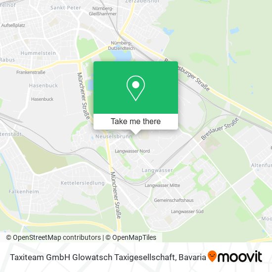 Карта Taxiteam GmbH Glowatsch Taxigesellschaft