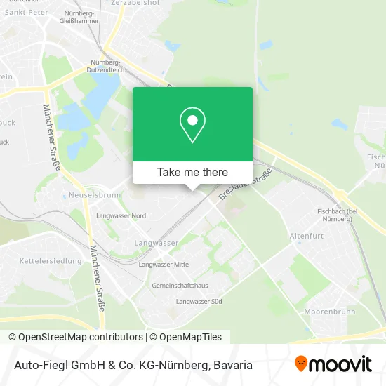 Карта Auto-Fiegl GmbH & Co. KG-Nürnberg