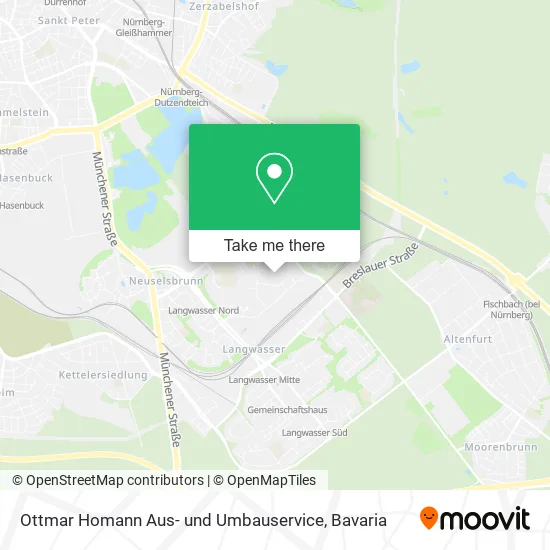 Карта Ottmar Homann Aus- und Umbauservice