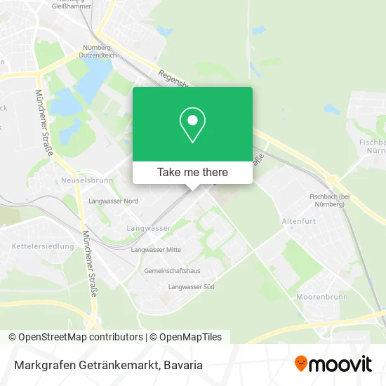 Карта Markgrafen Getränkemarkt